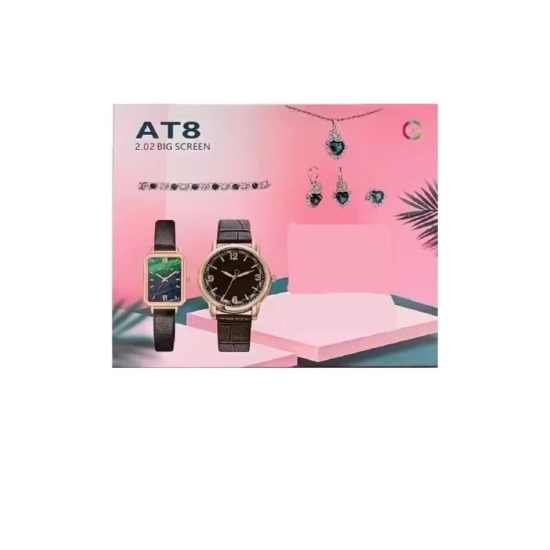 AT8 Women Gift Set Smartwatch – Premium Ladies Smartwatch Gift Box | CD Plus Mobile